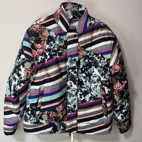 Free People FP Movement Women’s Bunny Slope Printed Puffer Jacket Extra Small XS - Picture 6 of 8